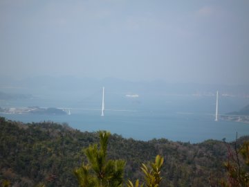 山頂から多々羅大橋